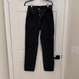 Denim Forum High Rise Jeans - Black